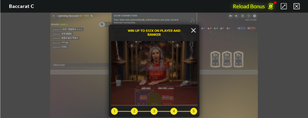 live baccarat at westcasino