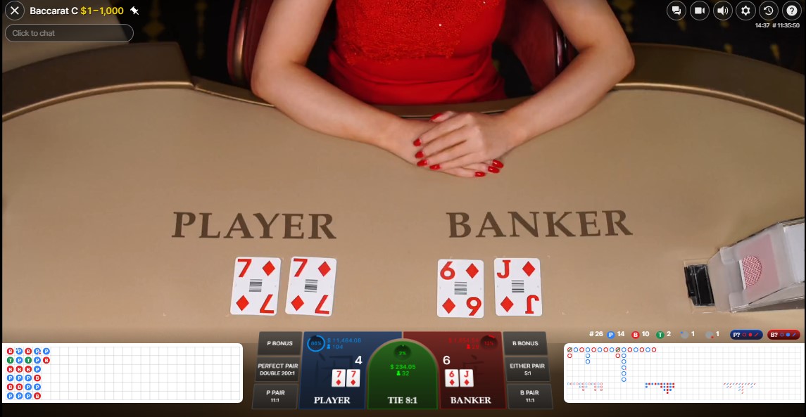 live baccarat